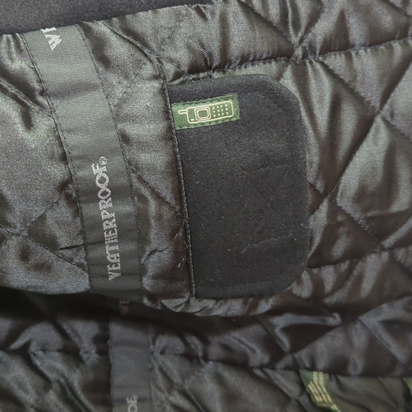 Weatherproof Classic Wool Blend Pea Coat Quilted Liner Black Men's M - Picture 13 of 15